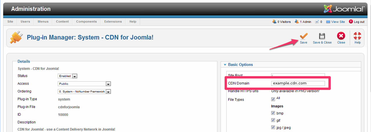 Сохранение настроек installing_the_module